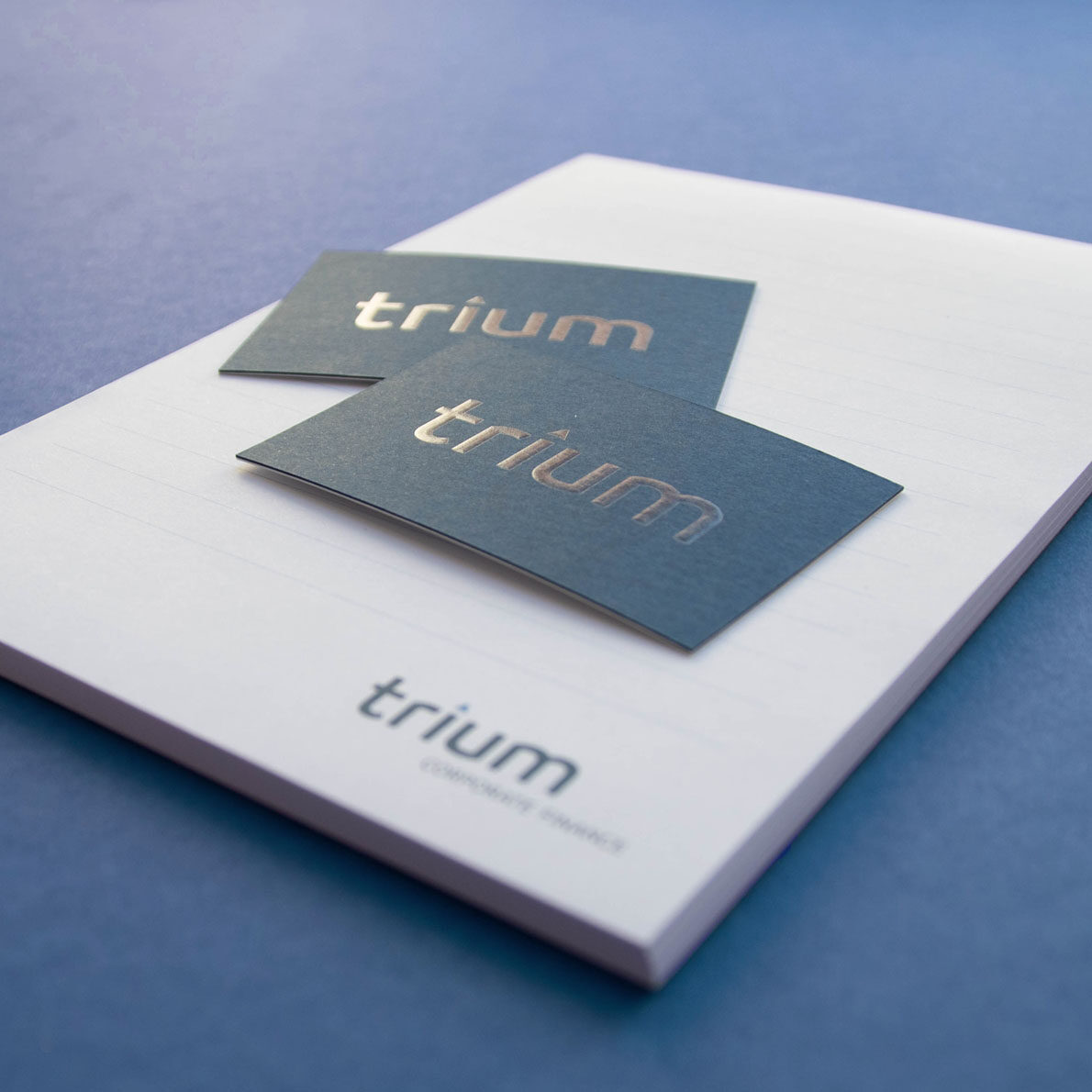 Trium Corporate Design Visitenkarten Und Notizzettel