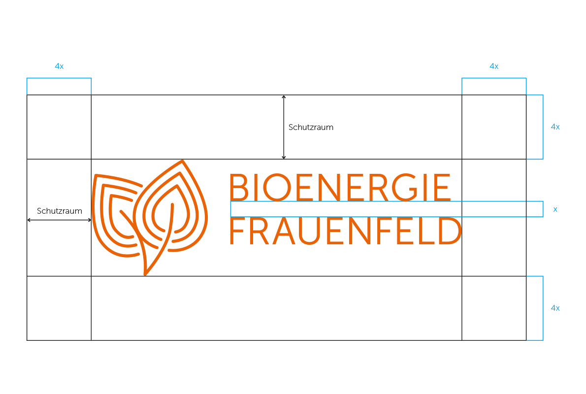Bioenergie Frauenfeld Logo Corporate Design