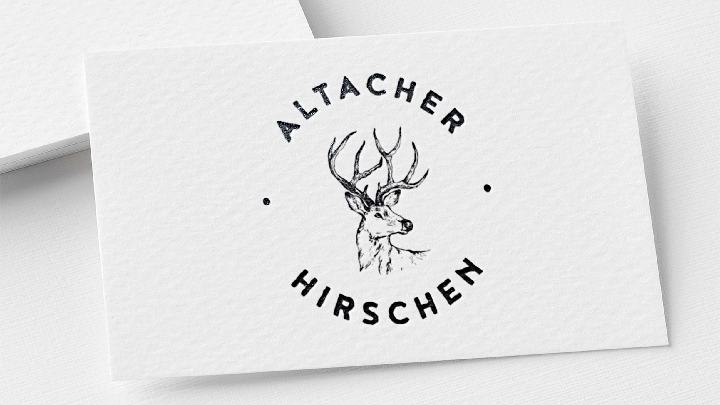 Gasthaus Hirschen Altach Visitenkarte