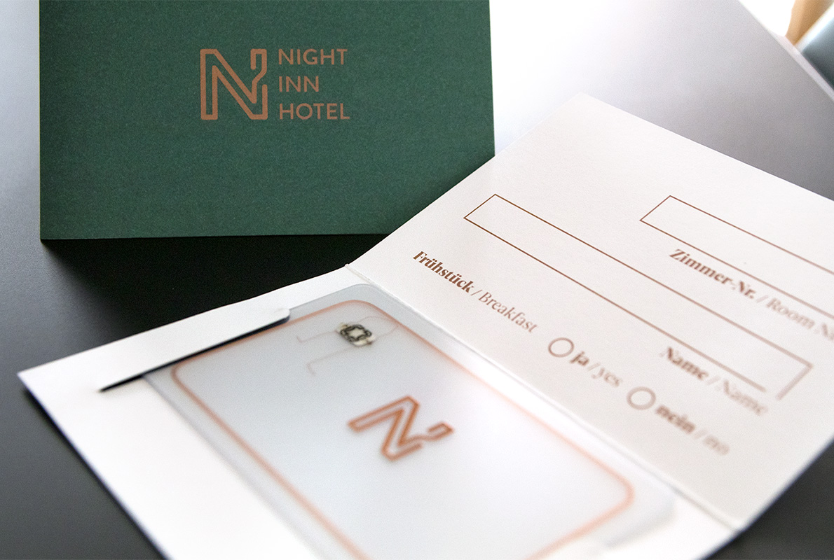 Night Inn Drucksorten Karte Mit Zimmernummer