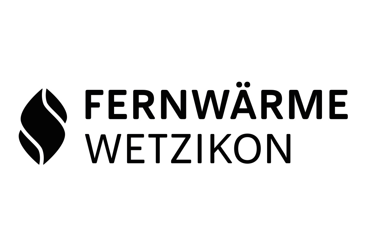 Fernwärme Wetzikon Logo Weißer Hintergrund