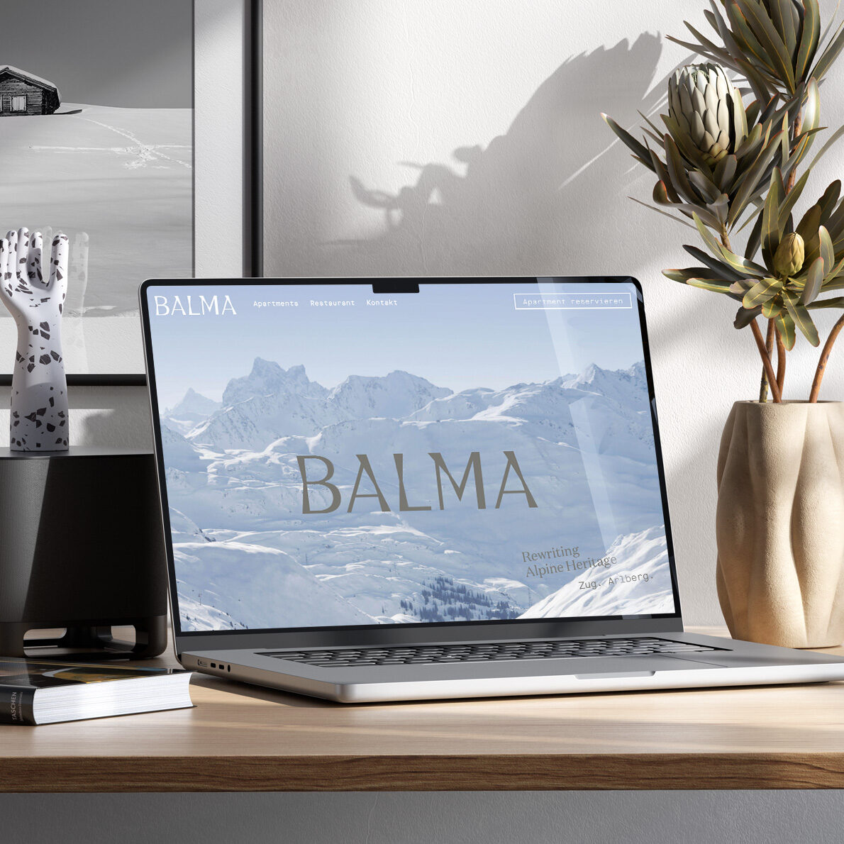 Balma Website Startseite Mockup